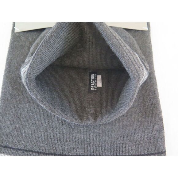 Kenneth Cole 44KD050013 Men's Charcoal Maximum Warmth Scarf & Beanie Hat Set $42 - Picture 2 of 10